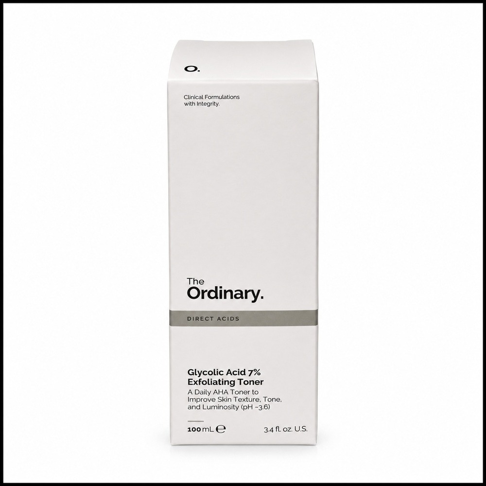 The Ordinary Glycolic Acid 7% Exfoliating Toner 100ml 3.4oz AHA Skin Scalp Care